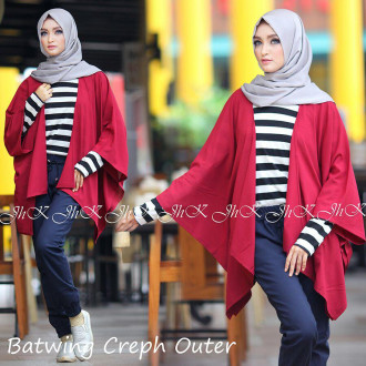 Batwing Creph Outer -Maroon